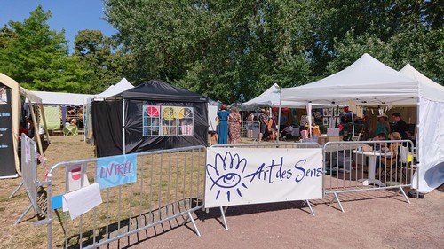 Marché Artisans-créateurs locaux Art des Sens 2020 à Blois en images