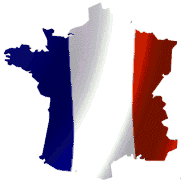 Carte France tricolore - Art`n Wood