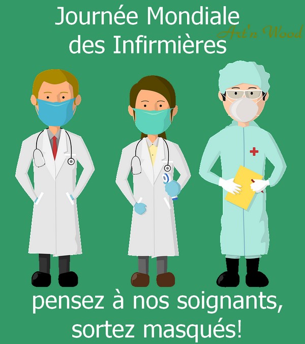 Journée Mondiale des Infirmières et déconfinement: sortez masqués!