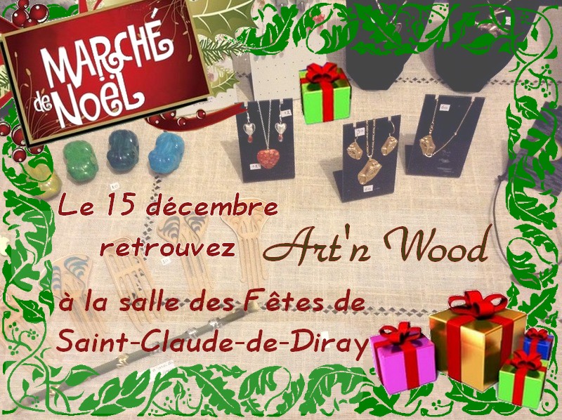 Marchés de Noël: rendez-vous le 15 décembre à Saint-Claude-de-Diray (41)!