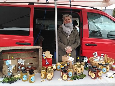 marché de Noël 2019 St Claude miel