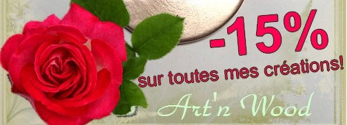 Fête des Mères, promotion 15% de réduction sur toutes les créations artisanales d`Art`n Wood, sculptrice, artisan d`art, créatrice de bijoux sculpture en matières précieuses naturelles, cadeau femme